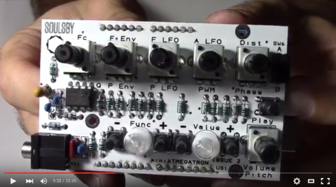 A first look at the Soulsby Synthesizers miniAtmegatron.