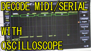 MIDI serial oscilloscope
